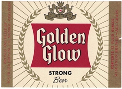 Golden Glow Strong Beer Label