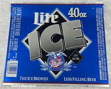 Lite Ice Beer Label