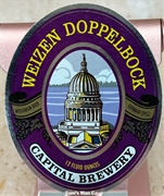 Capital Brewery Weizen Doppelbock Beer Label