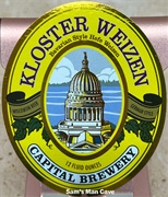 Capital Brewery Cluster Weizen Beer Label