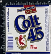 Colt 45 Malt Liquor Label