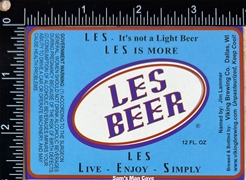 Viking LES Beer Label