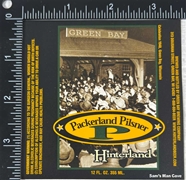 Hinterland Packerland Pilsner Beer Label Hinterland Packerland Pilsner Beer Label