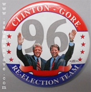 1996 Clinton Gore Re-Election Team Pin