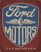 Ford Motors Metal Sign Ford Motors Metal Sign