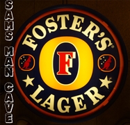 Foster's Lager Double Sided Pub Light