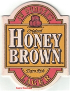 JW Dundee's Honey Brown Beer Coaster