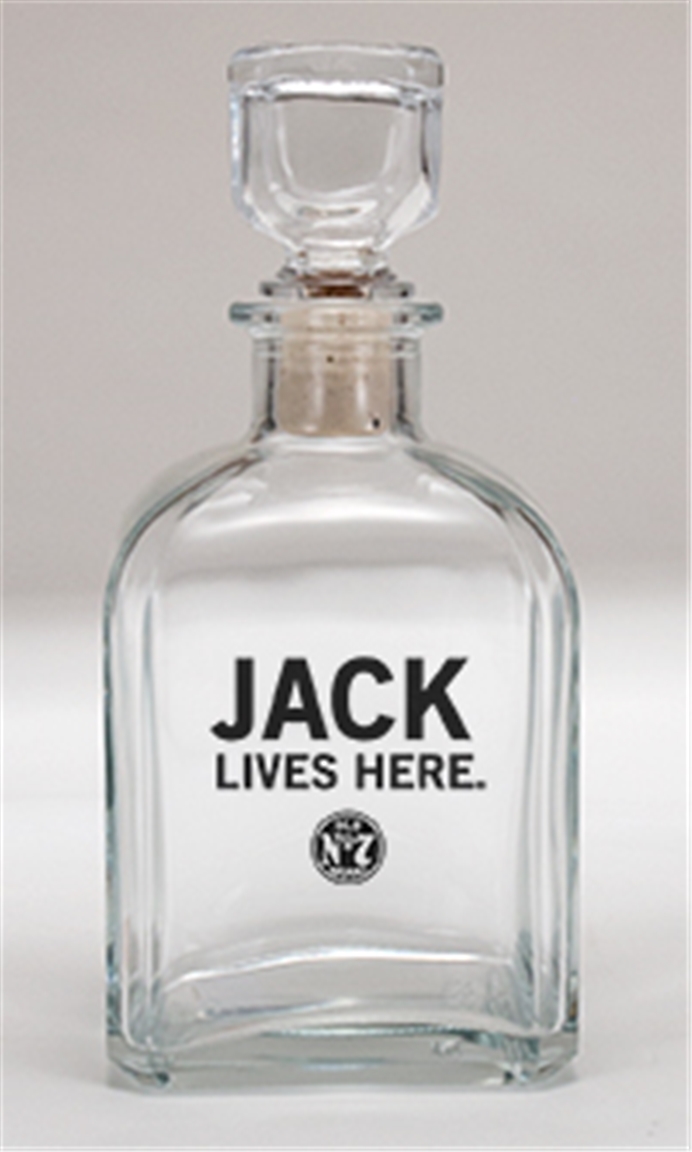 Jack Daniels Lives Here Decanter