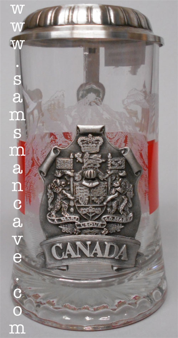 Glass Heritage Series Canada Beer Stein