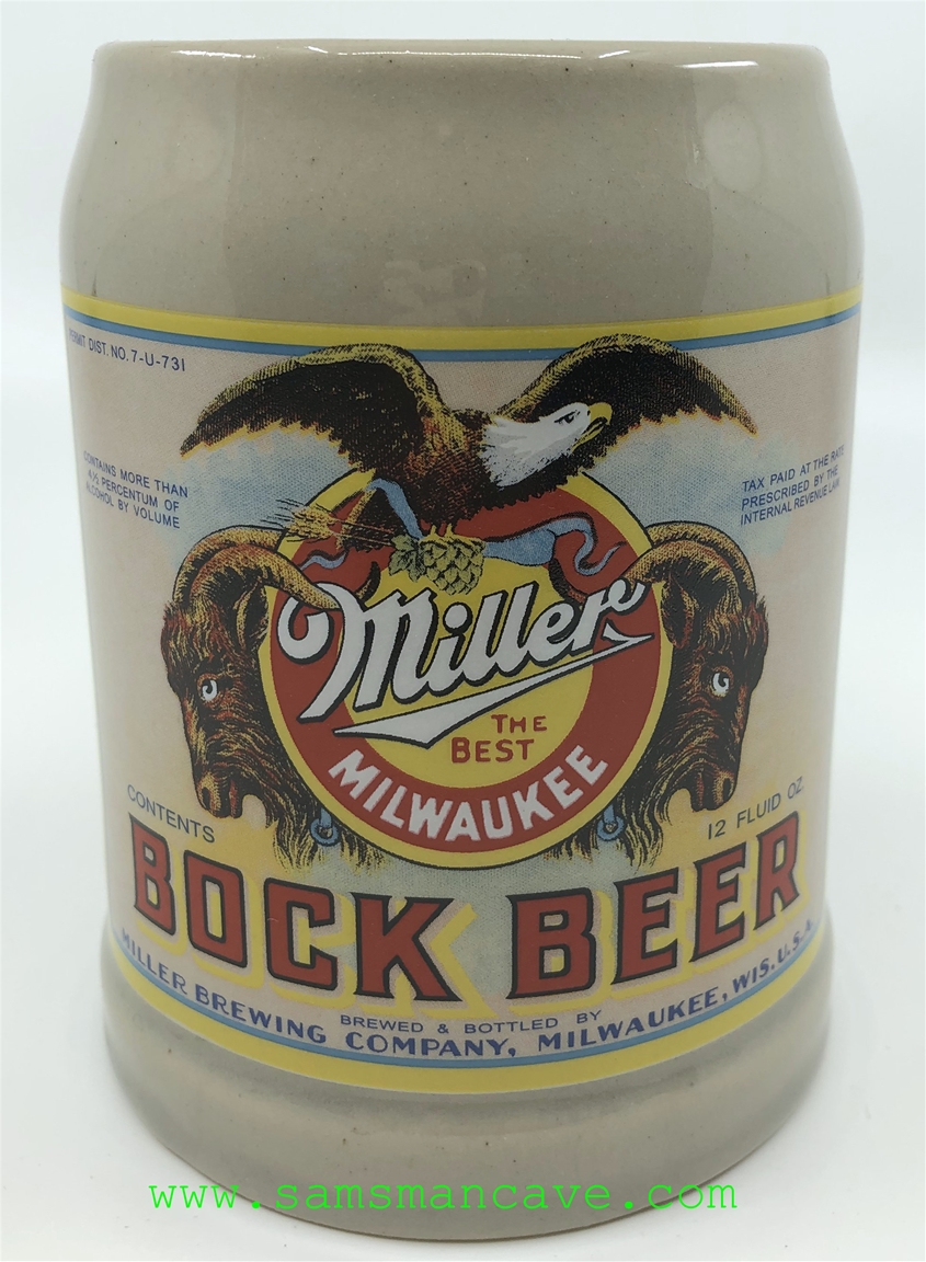Miller Bock Beer Hofbrau Mug