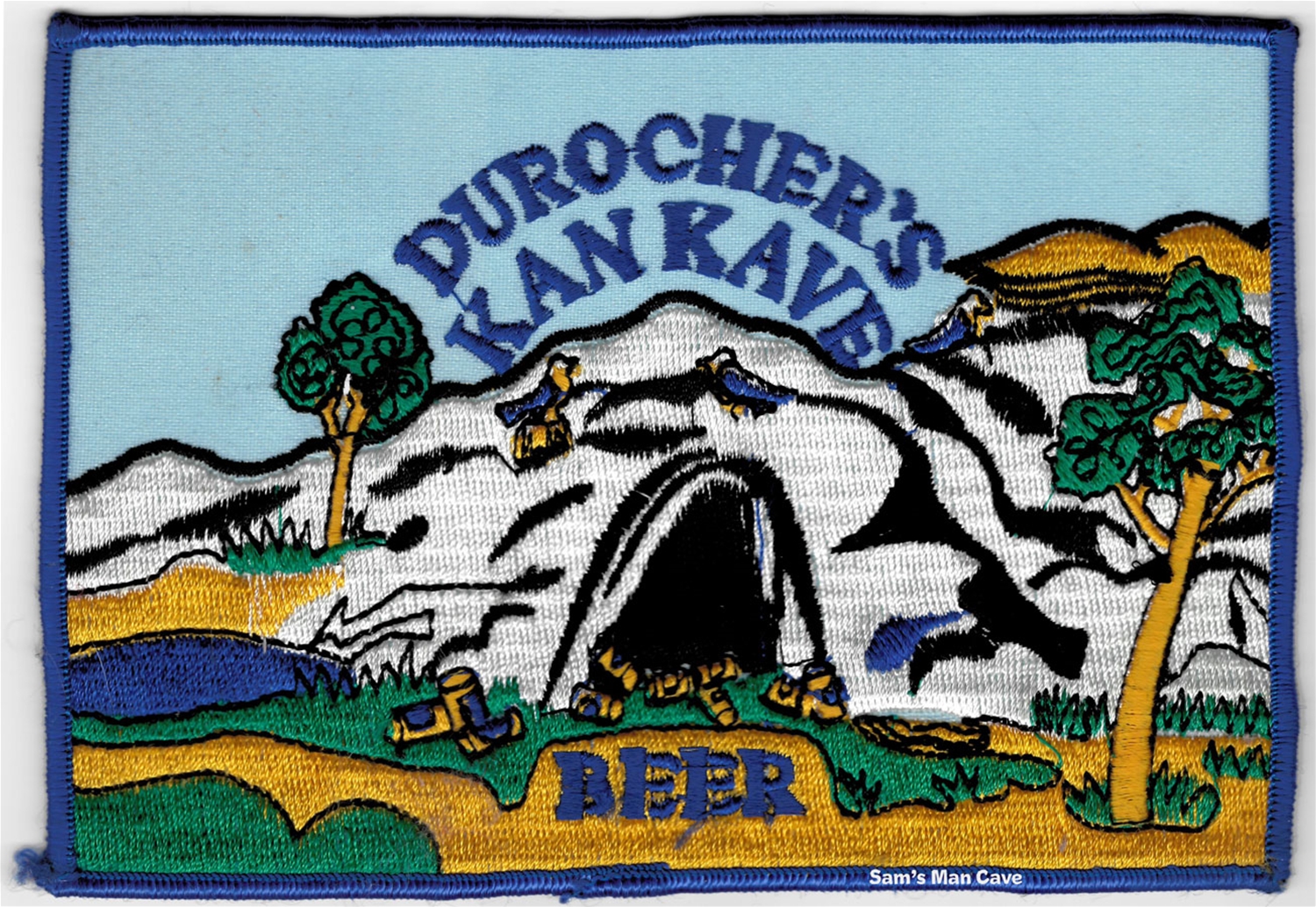 Durocher's Kan Kave Beer Patch front of patch