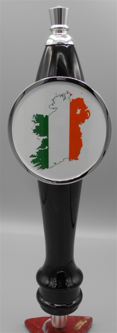 Ireland Flag Map Tap Handle