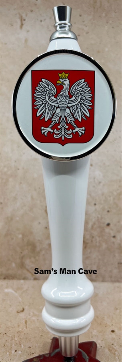 Poland Coat of Arms Tap Handle