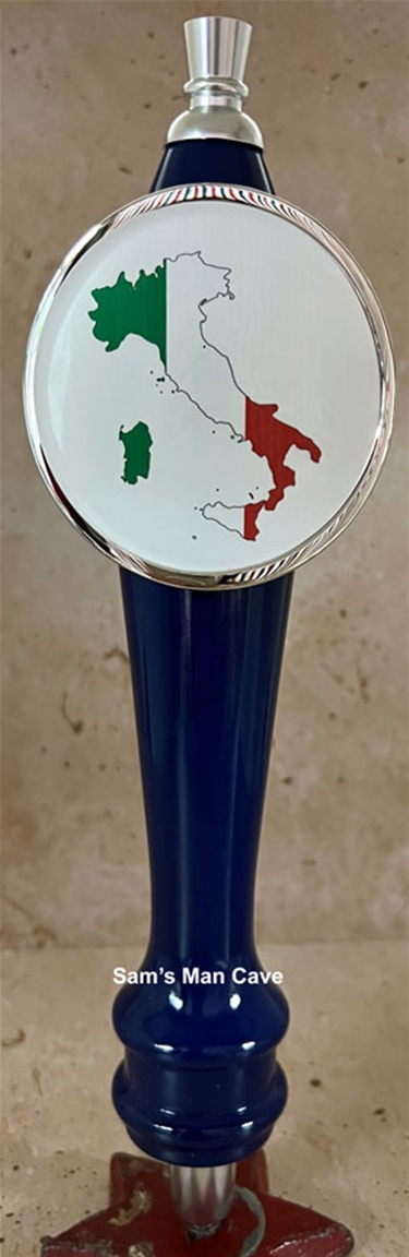 Italian Flag Map Tap Handle