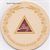 Blatz Triangle Logo Beer Coaster back of coaster