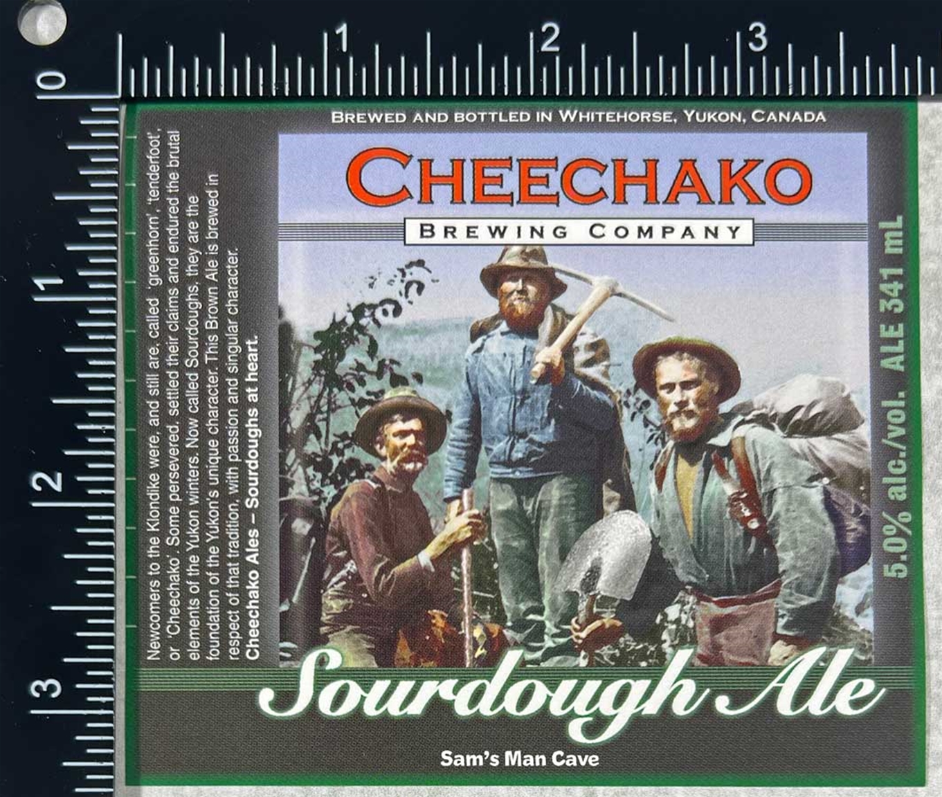 Cheechako Sourdough Ale Label