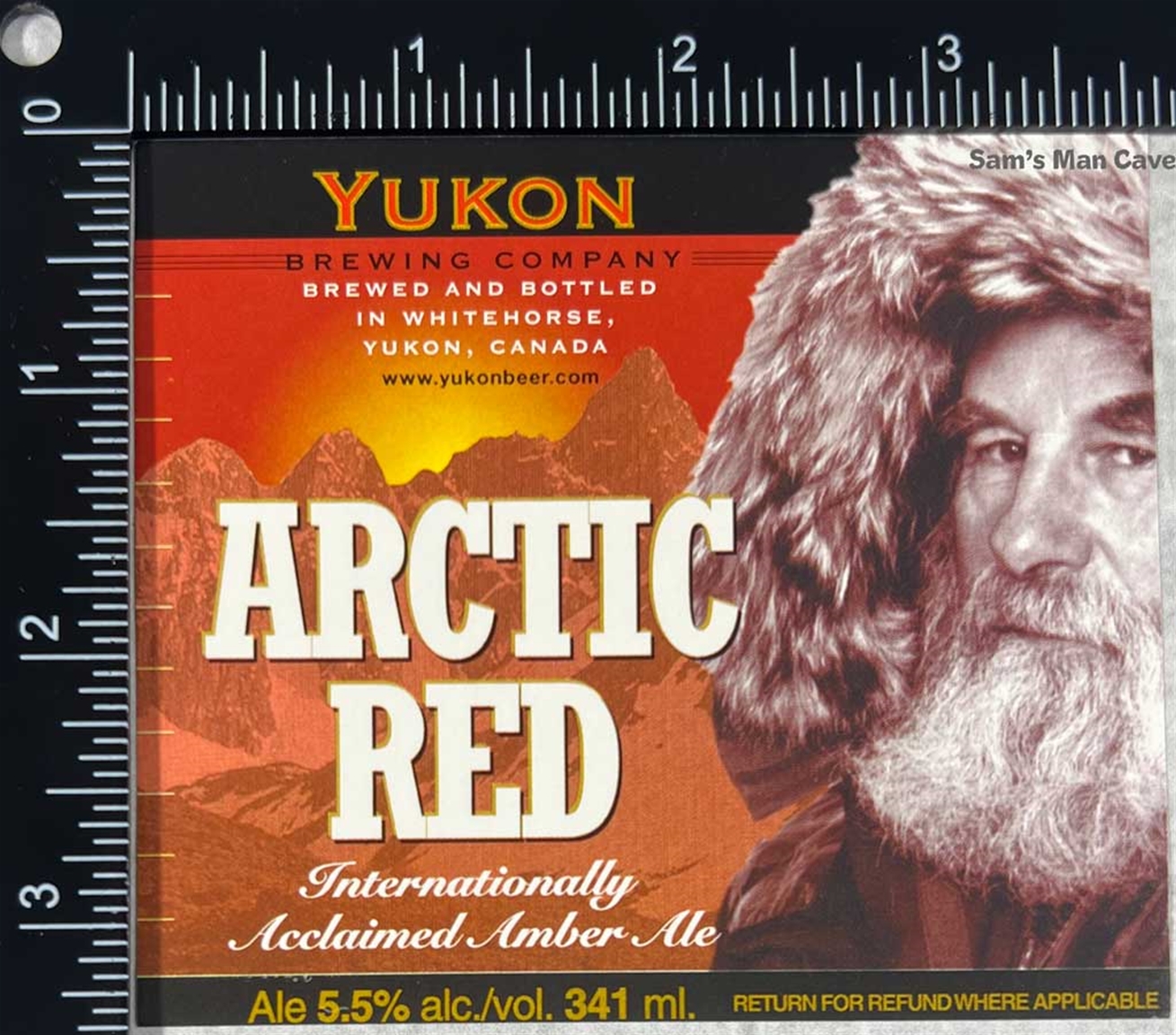 Yukon Arctic Red Ale Label