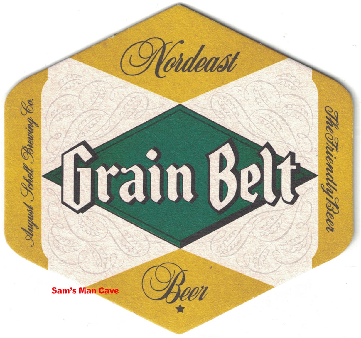 Grain Belt Beer Coaster