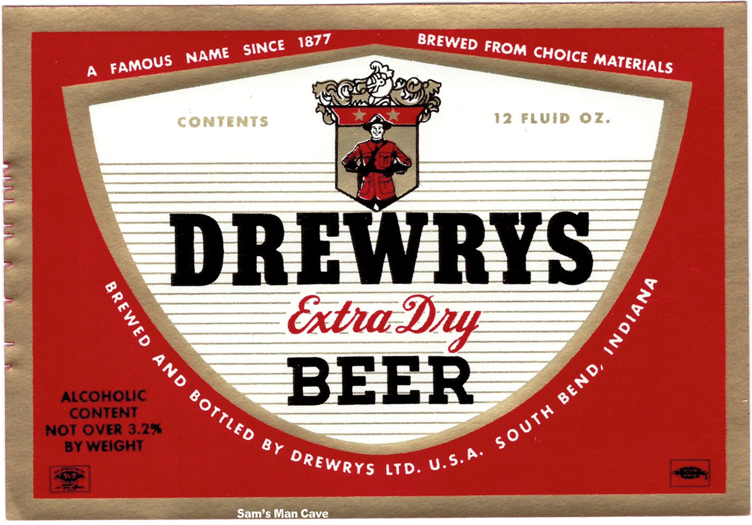 Drewrys Beer Label