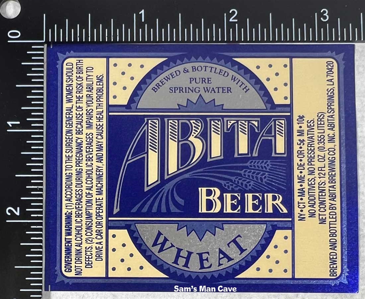Abita Wheat Beer Label