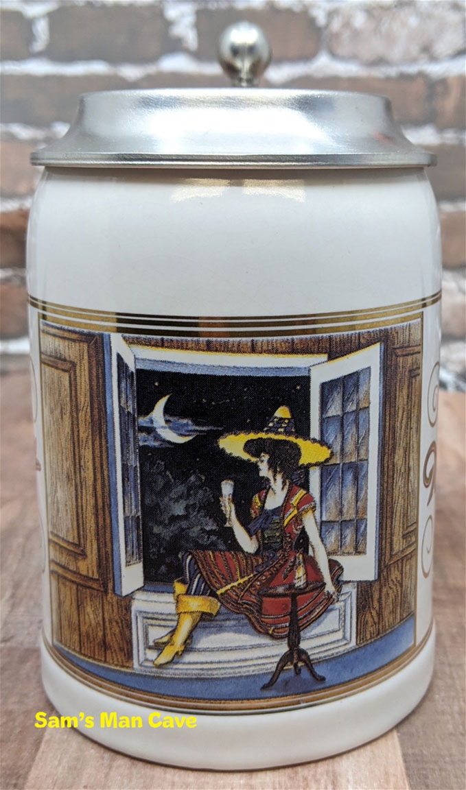 Miller Girl in the Moon Moontime Relaxation Miniature Stein