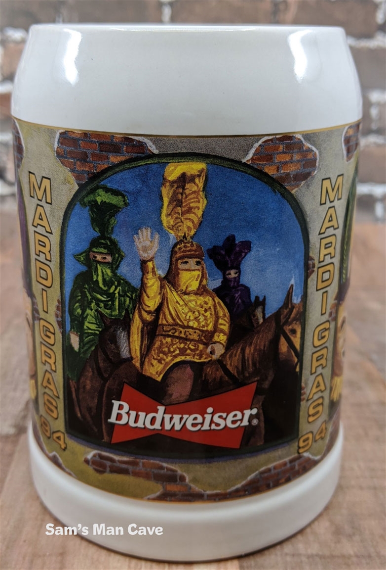 Budweiser 1994 Mardi Gras Mug Budweiser 1994 Mardi Gras Mug