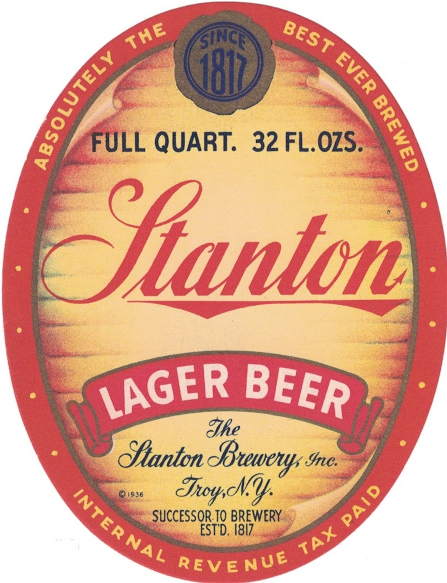 Stanton Lager Beer IRTP Label