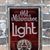 Old Milwaukee Light Lucite Tap Handle