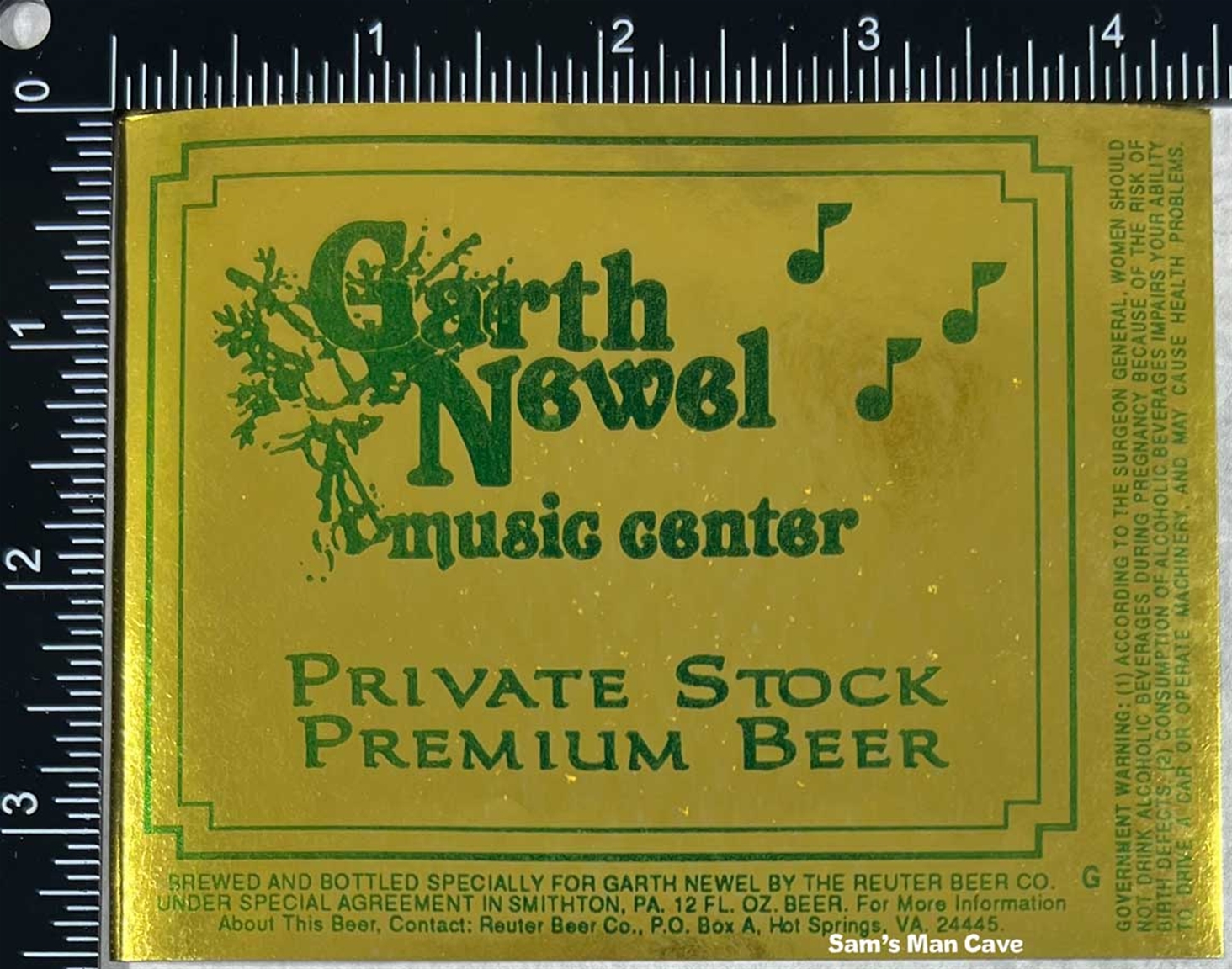 Garth Newel Music Center Private Stock Label