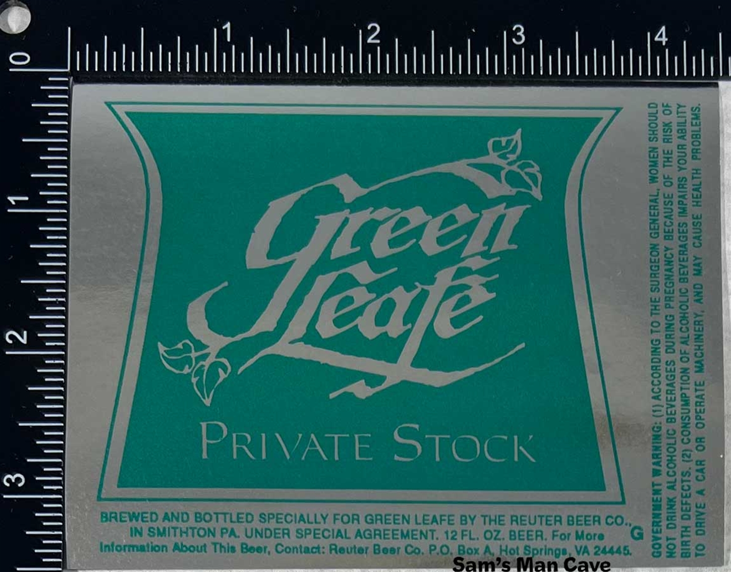Green Leafe Private Stock Label