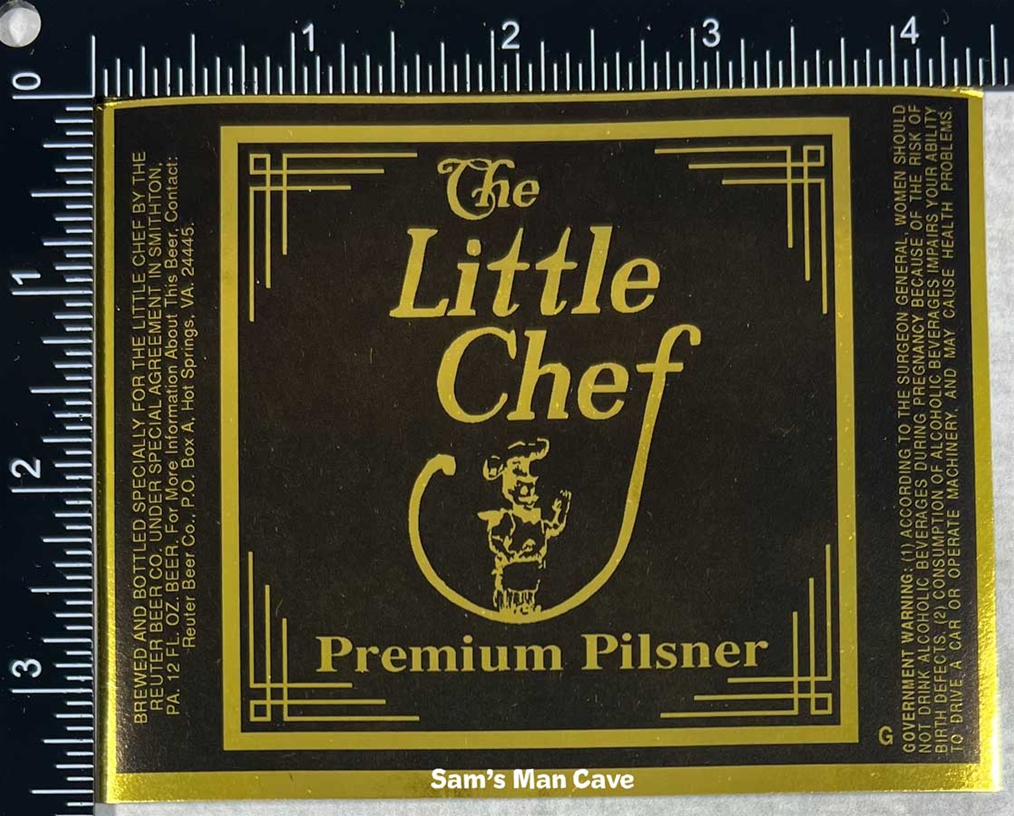 The Little Chef Premium Pilsner Label