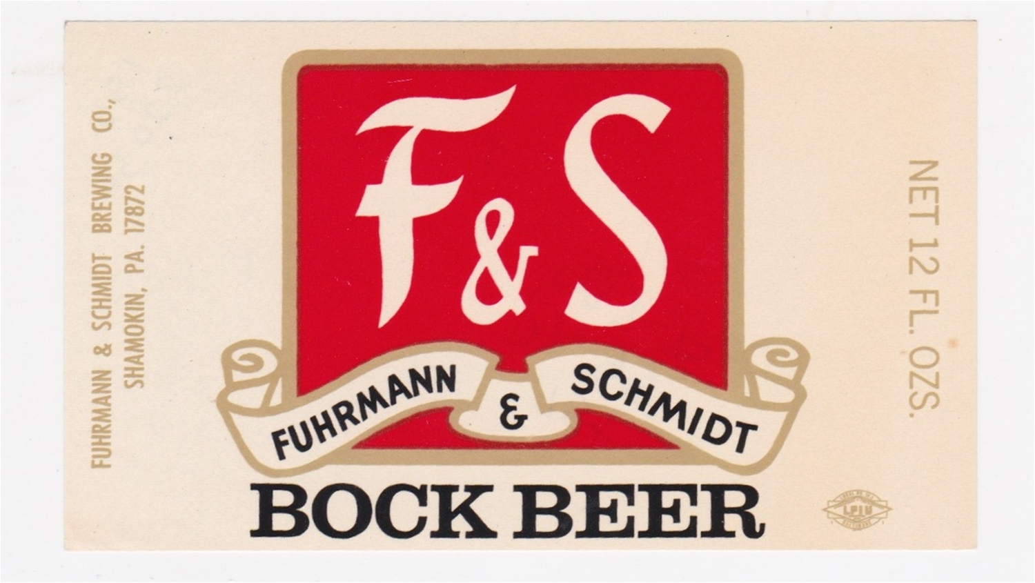 F&S Bock Label