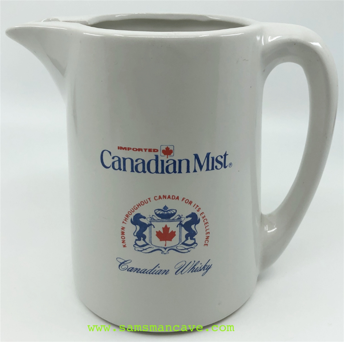 Canadian Mist Whiskey Pitcher