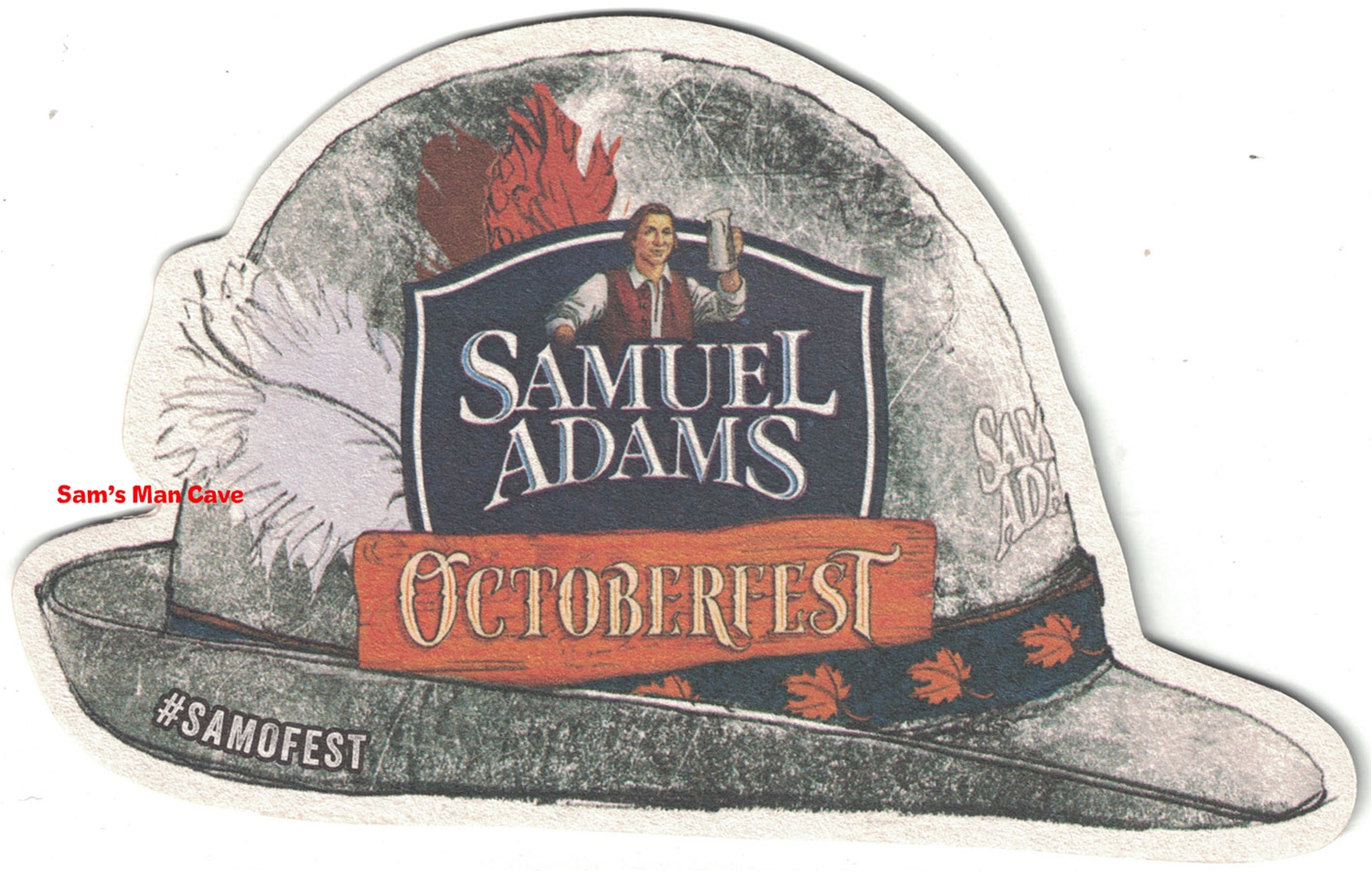 Samuel Adams Oktoberfest Beer Coaster