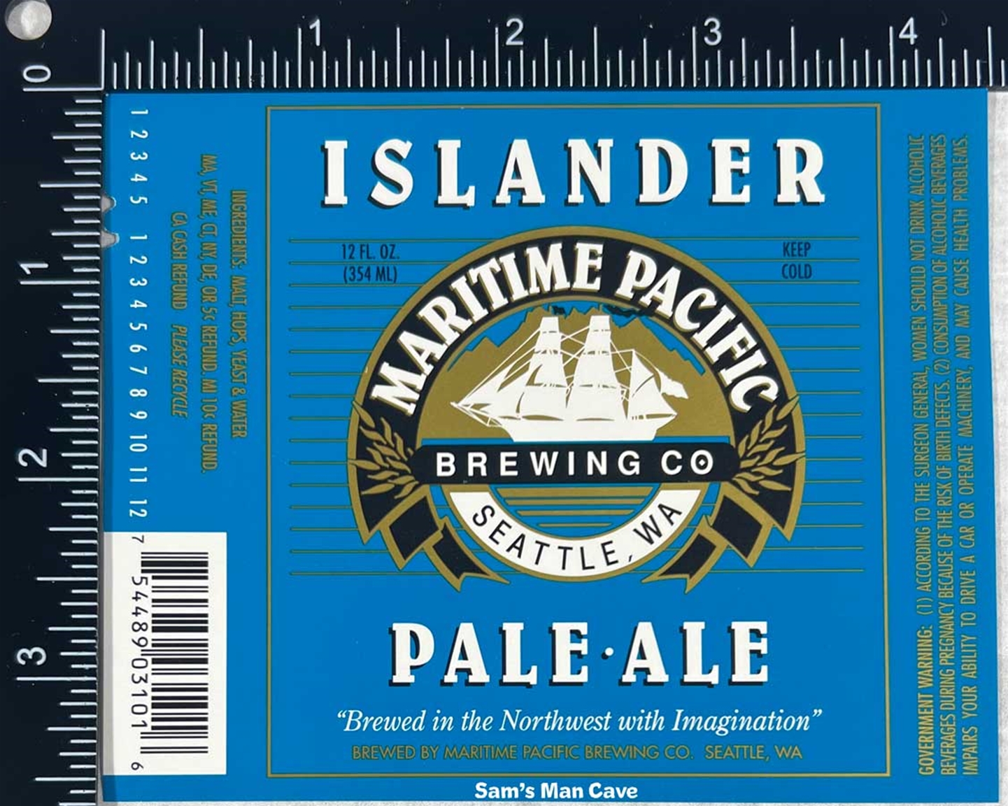 Maritime Pacific Islander Pale Ale Label