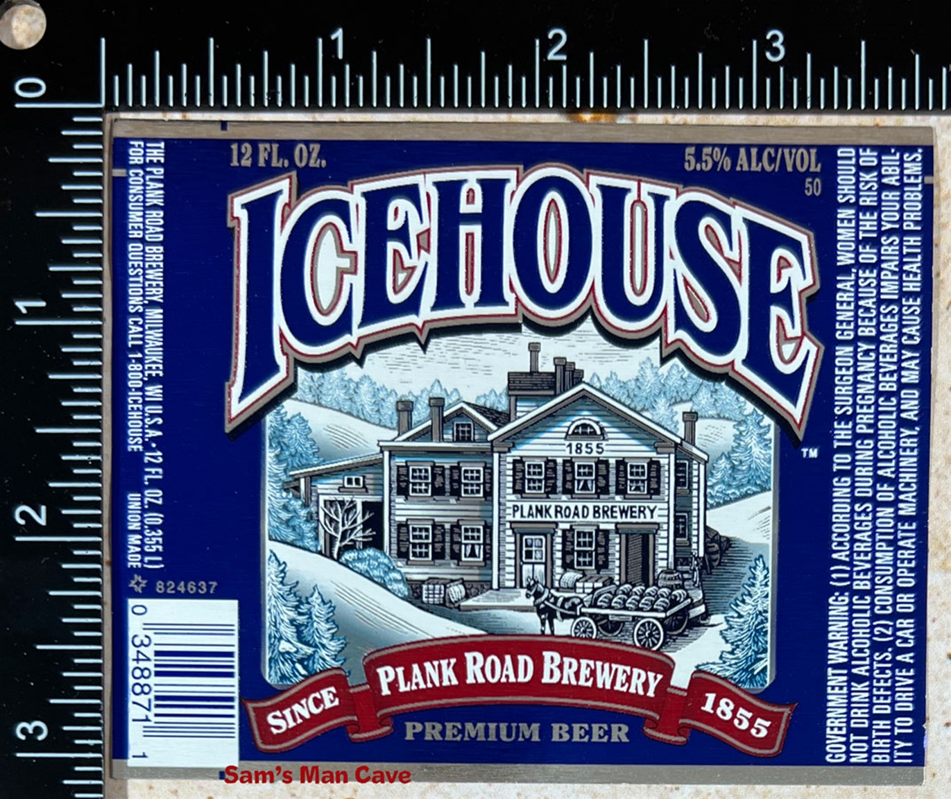 Icehouse Premium Beer Label