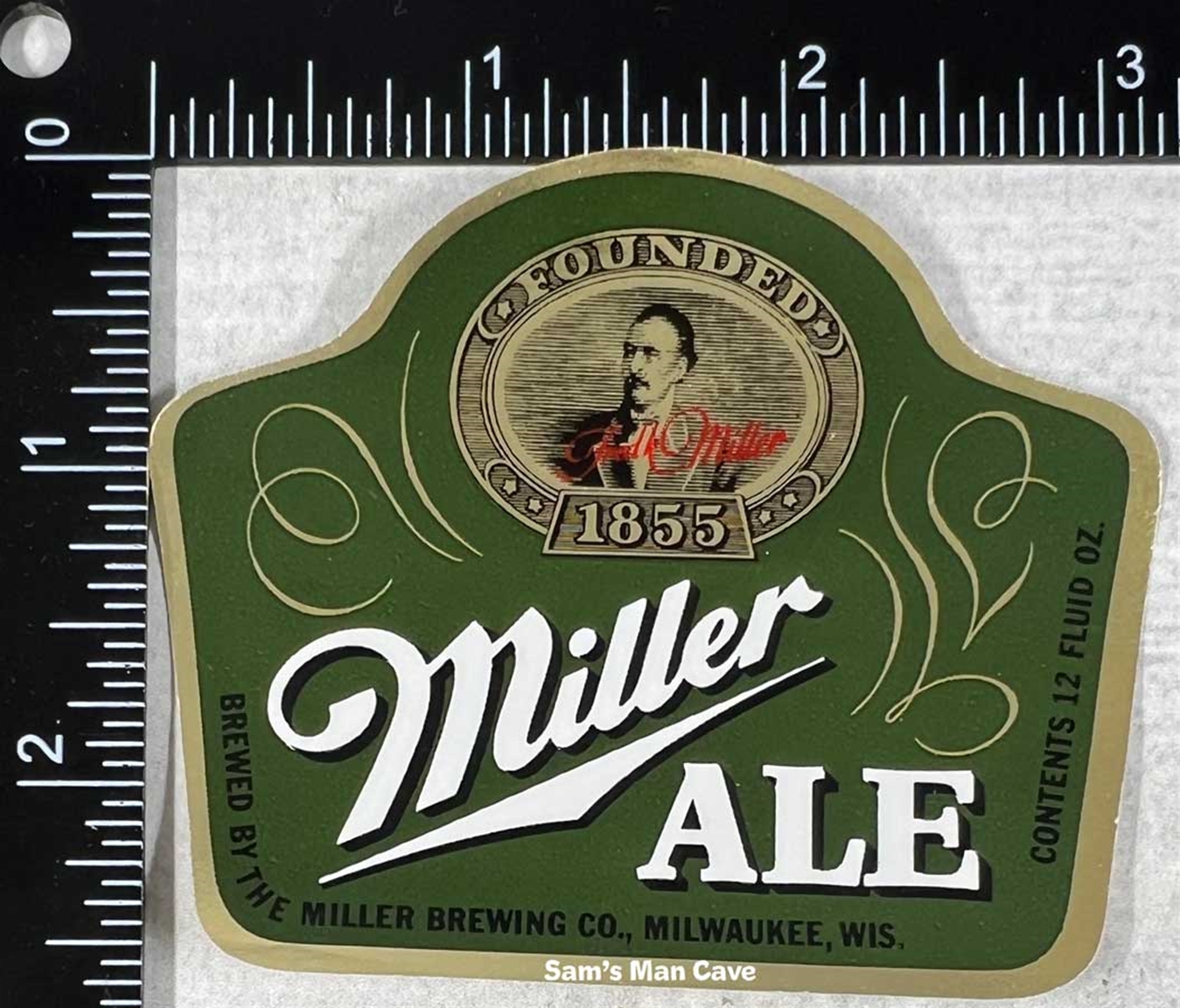 Miller Ale Beer Label