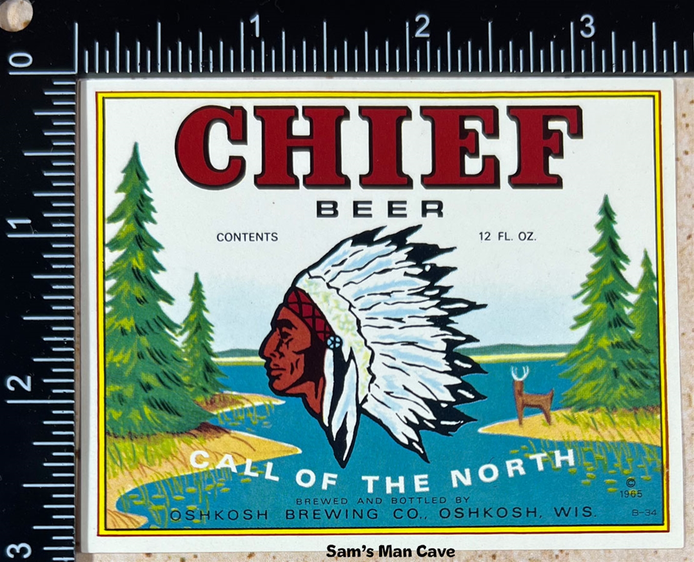 Chief Beer Label