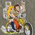Falstaff Beer Fearless & Fanny Motorcycle Sticker