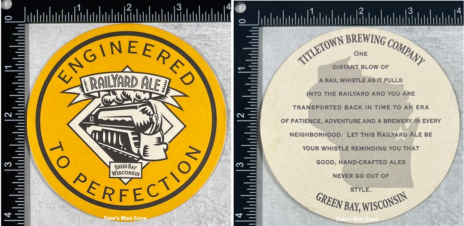 Railyard Ale Beer Coaster Railyard Ale Beer Coaster
