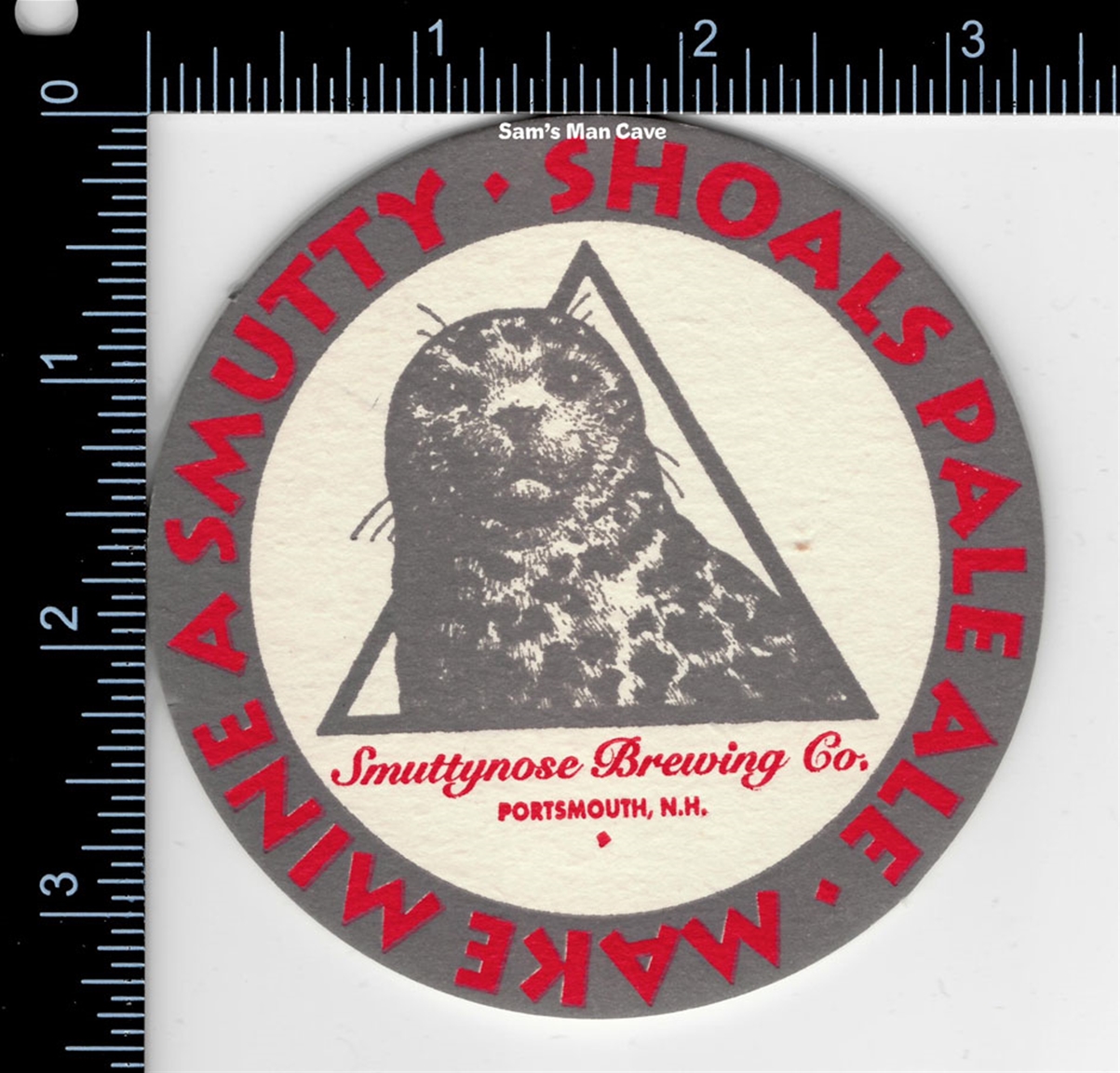 Smuttynose Shoals Pale Ale Beer Coaster