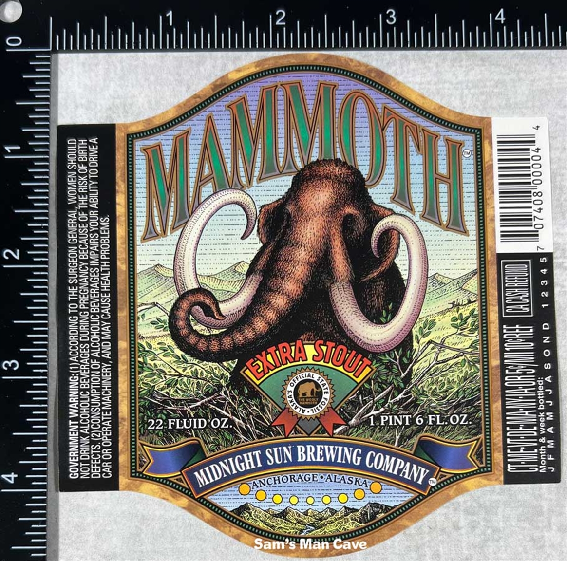 Midnight Sun Mammoth Label